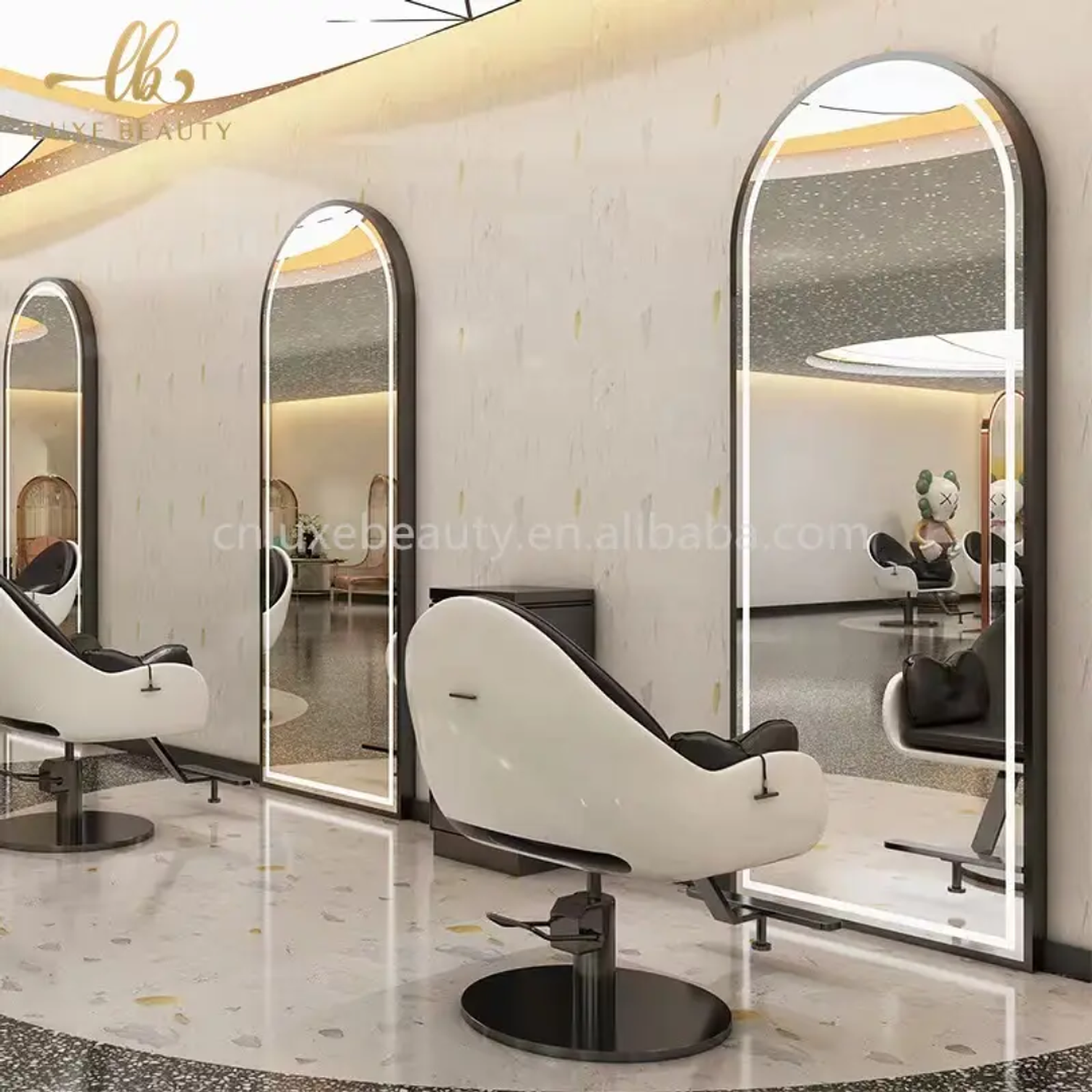 Espejo con Luz LED de Cuerpo Completo 180x70 cm con Marco 4