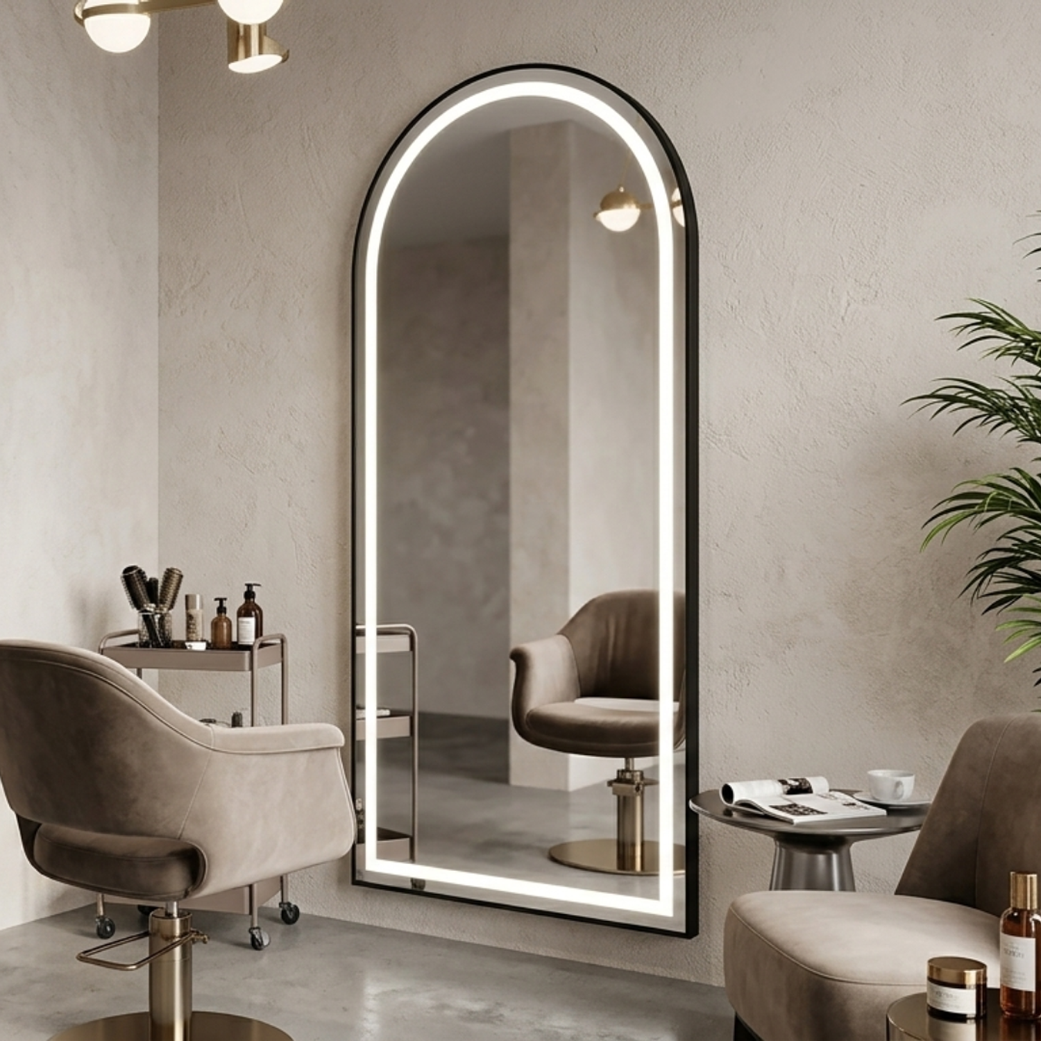 Espejo con Luz LED para Pared 150x70cm con Luz Touch  2