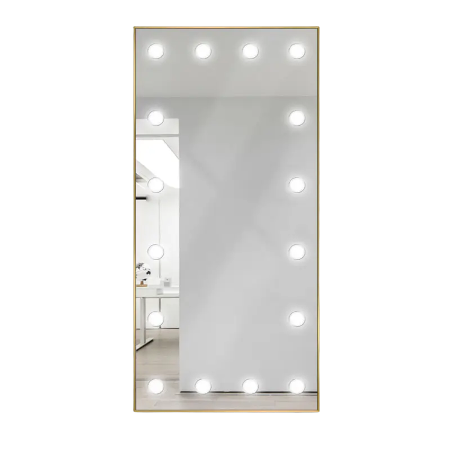 Espejo Camerino de Cuerpo Completo con Luces LED para Maquillaje y Salón de Belleza 170x70 cm 7