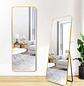 Espejo Moderno de Piso y Pared Rectangular con Marco Metálico 160 x 50 cm Aurora Frame - Miniatura 8