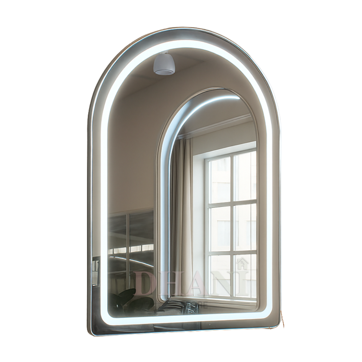 Espejo LED Arco Lux con Cajón Flotante 100 x 50 cm 9