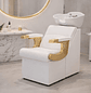 Lavapelo Profesional para Peluquería  Blanco con Detalles Dorado| DHANI Store Dinasty - Miniatura 3