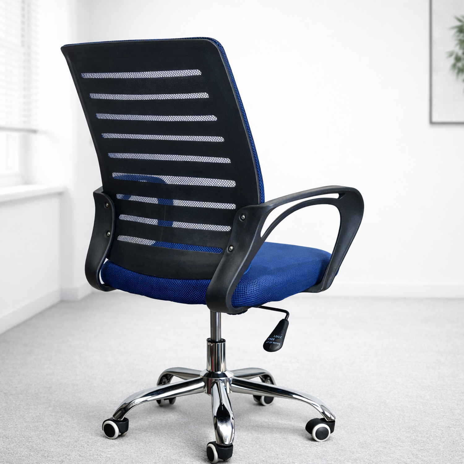 Silla de Oficina Ergonómica con Brazos y Ruedas | Altura Ajustable Mesh Transpirable 6