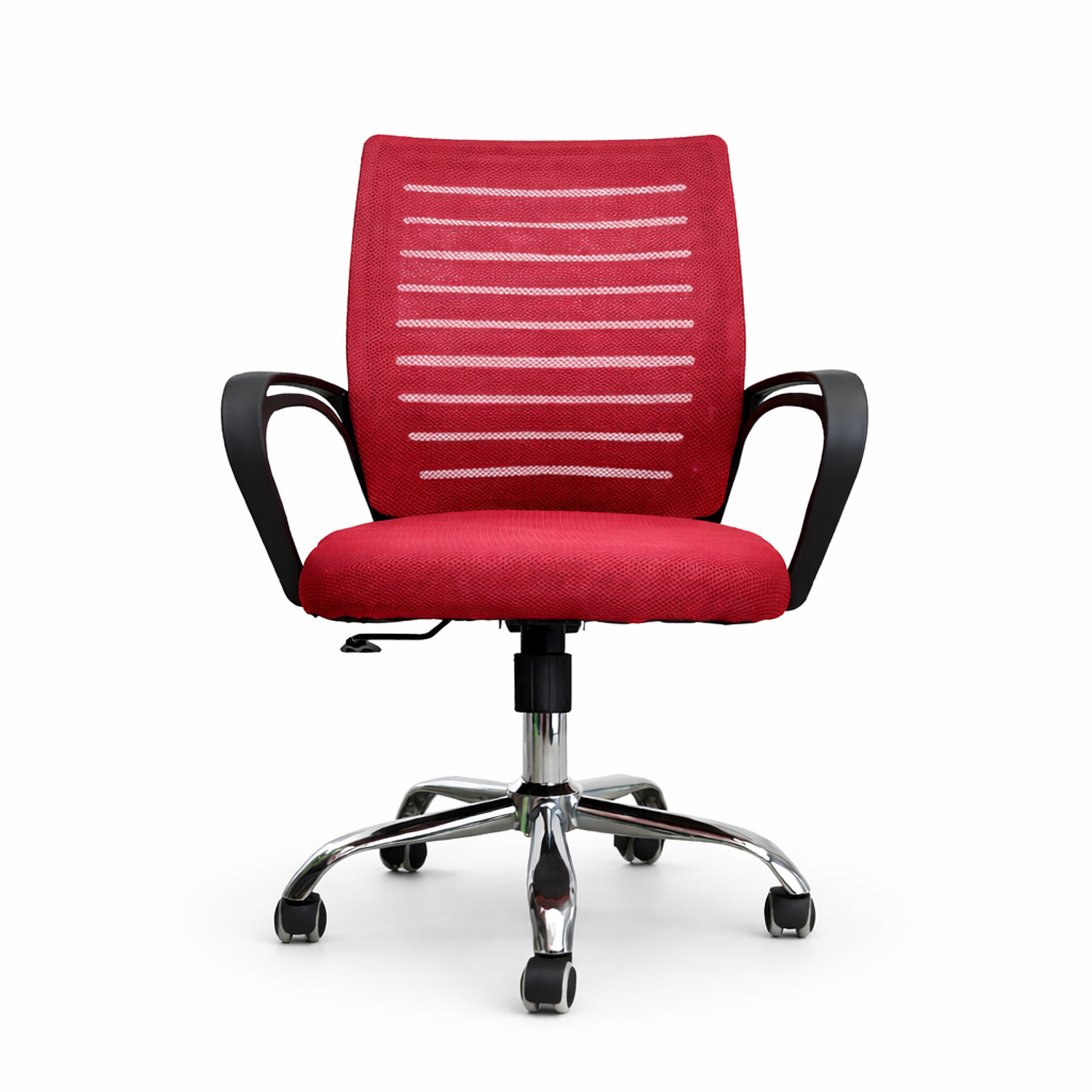 Silla de Oficina Ergonómica con Brazos y Ruedas | Altura Ajustable Mesh Transpirable 8