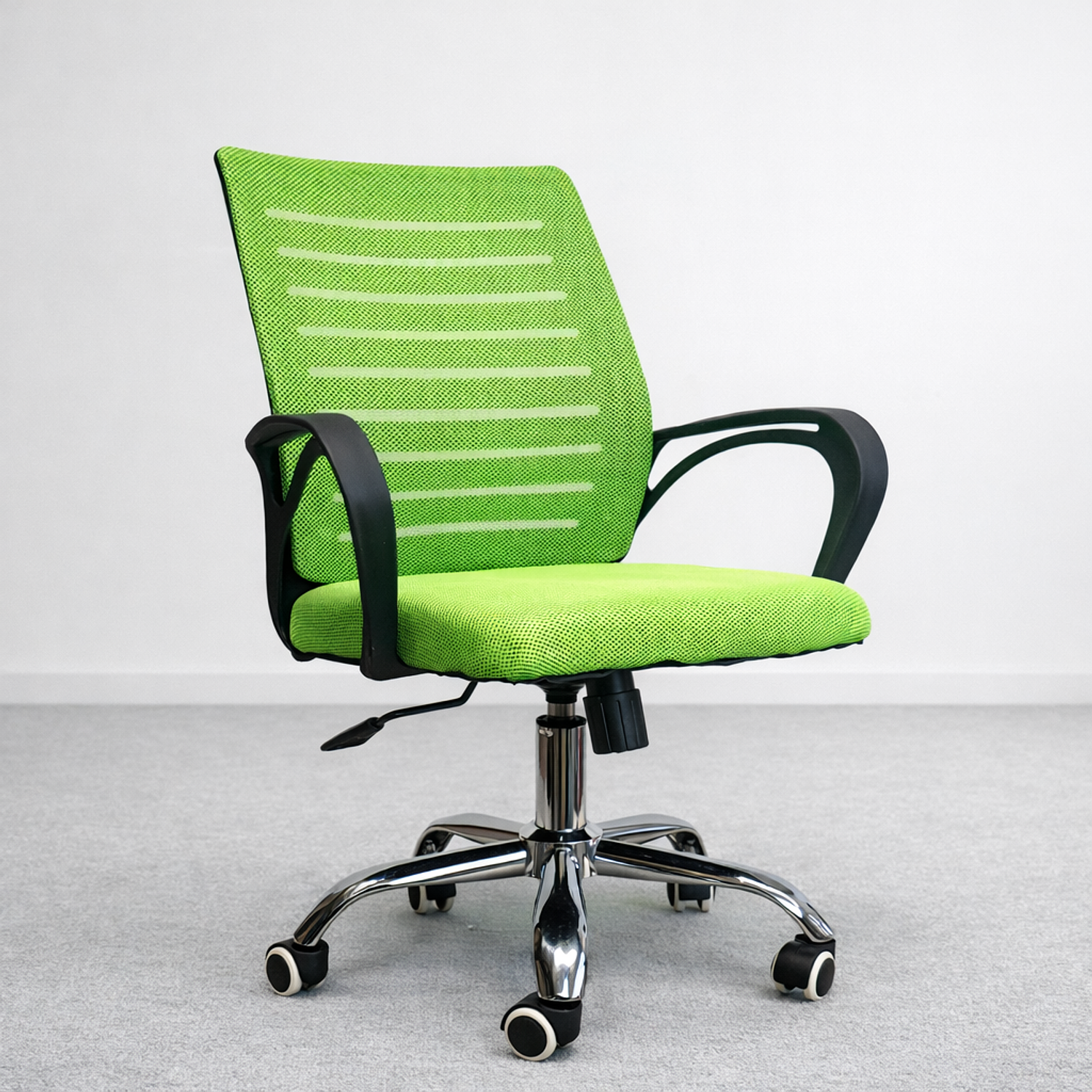 Silla de Oficina Ergonómica con Brazos y Ruedas | Altura Ajustable Mesh Transpirable 13