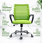Silla de Oficina Ergonómica con Brazos y Ruedas | Altura Ajustable Mesh Transpirable - Miniatura 16