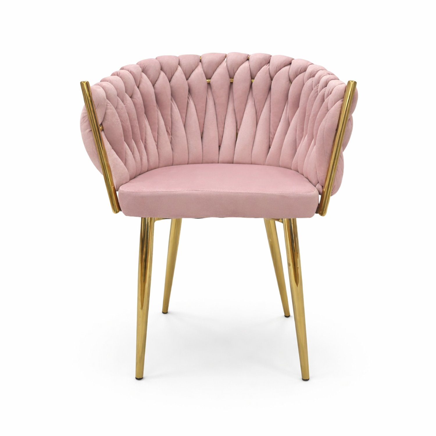 Silla Manicure Margaret con Patas Doradas para Salón de Belleza 11