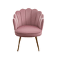 Silla de Felpa Moderna con Patas Doradas Aurora Velvet  - Miniatura 6