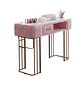 Set  Profesional de Mesa de Manicure con Silla Velvet  y Base Dorada  Glam Pro - Miniatura 3