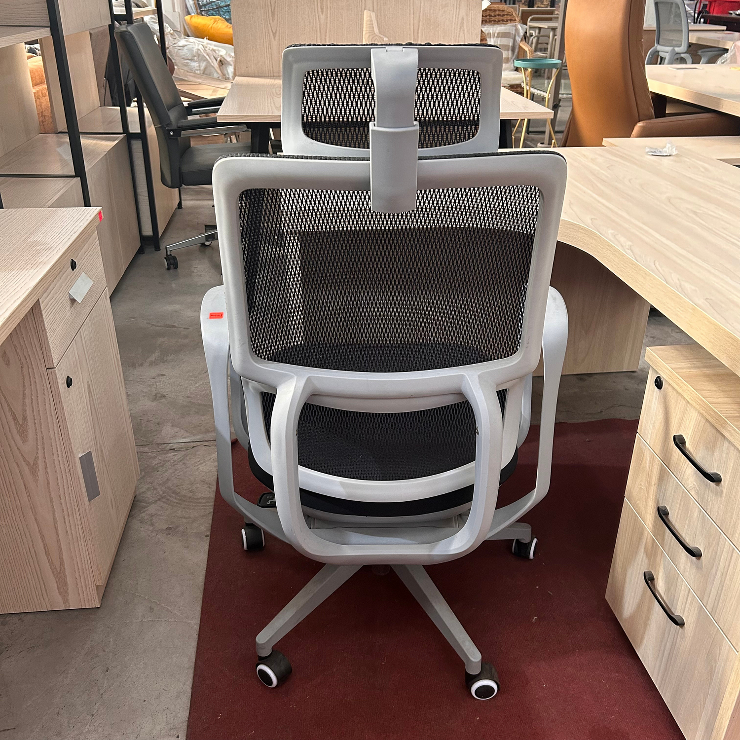 Silla Gerencial Ergonómica de Malla con Soporte Lumbar para oficina ejecutivas 7