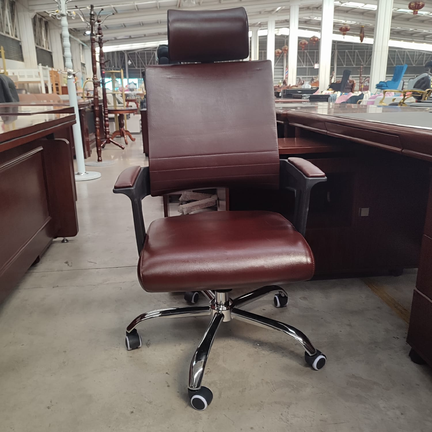 Silla de Oficina Vino Ergonómica Ejecutiva - Sillón Gerencial para Escritorio Premium 6