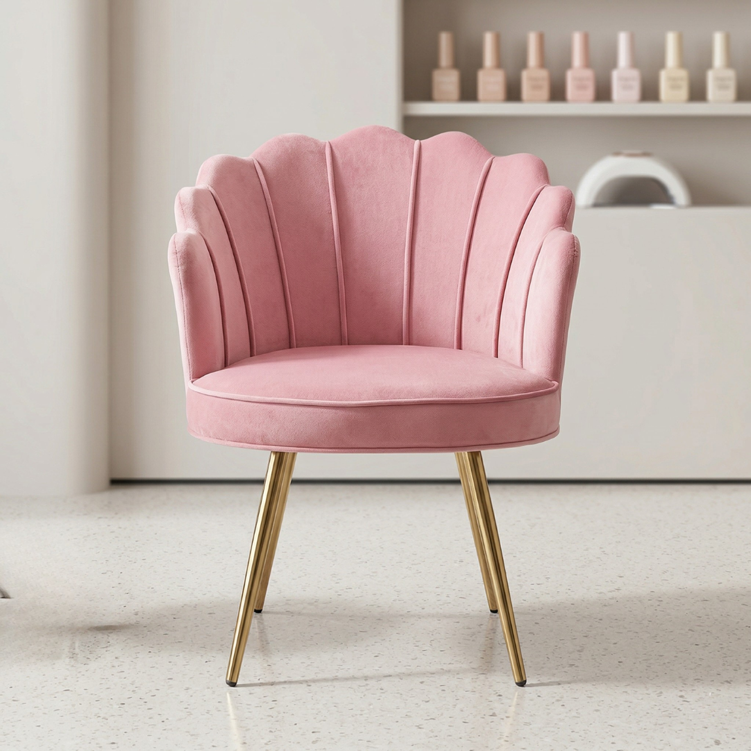 Set de Manicura Profesional Completo con Mesa de Uñas y 2 Sillas de Manicura Profesional 3