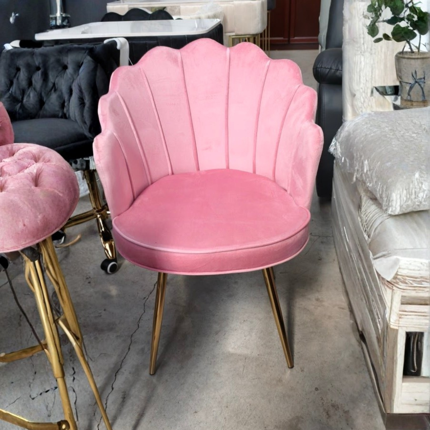 Set de Manicura Profesional Completo con Mesa de Uñas y 2 Sillas de Manicura Profesional 7