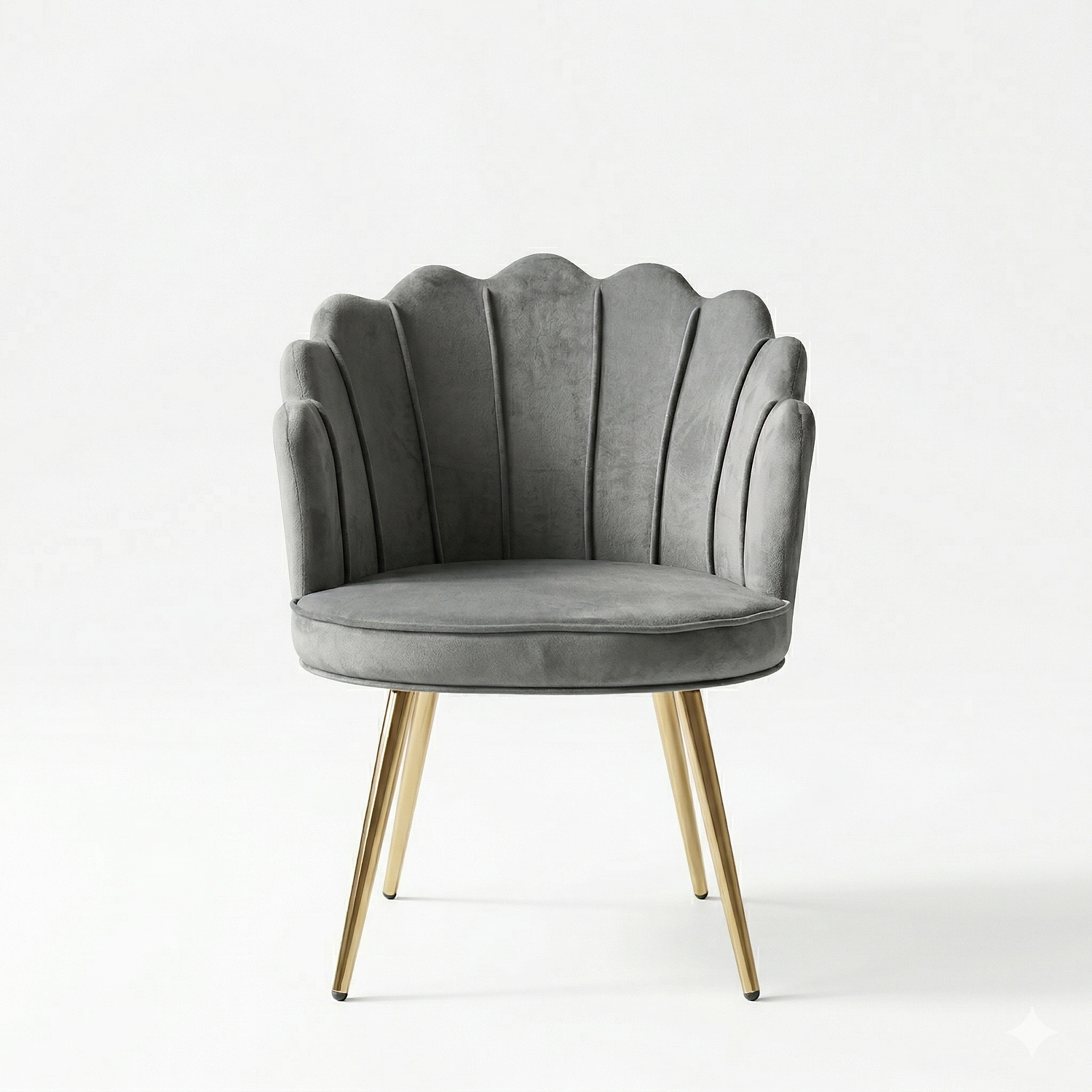 Set de Manicura Profesional con Mesa de Uñas y 2 Sillas Fija y Ruedas Velvet Gris 6