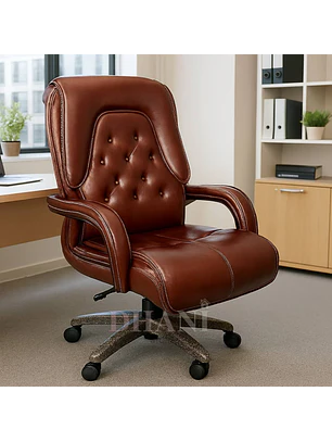 Silla de Escritorio Gerencial Capitoné Ergonómica Ejecutiva Premium para Oficina y Home Office