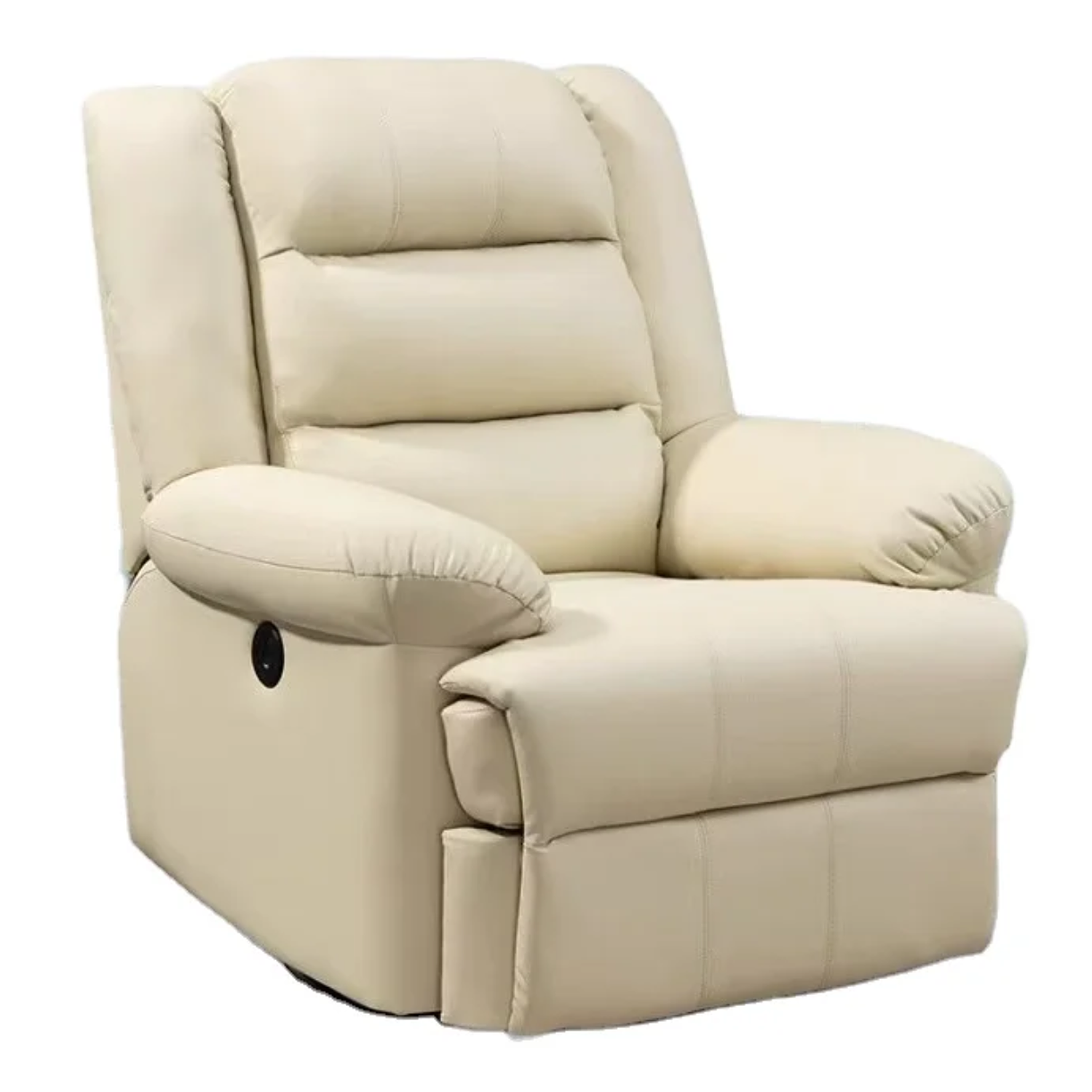 Sofá Bergère Individual Reclinable en Cuero Sintético PU 13