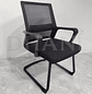 Silla de Visita Ergonómica para Oficina con Malla Negra - Miniatura 2