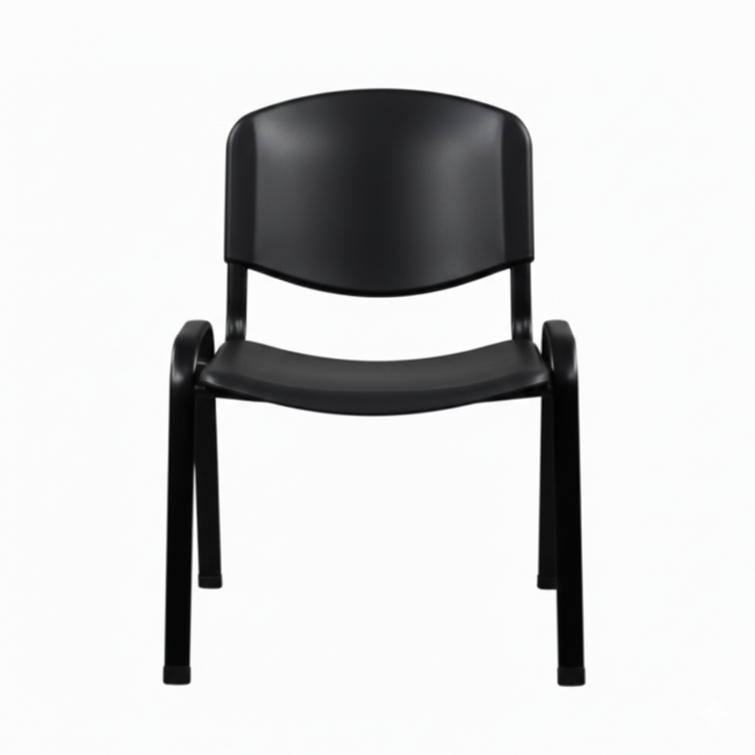 Silla de Reunión Ergonómica Negra para Visitas y Secretaria 3