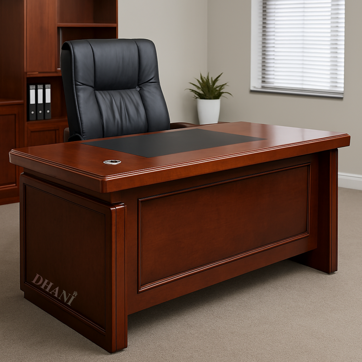 Escritorio Ejecutivo de Madera Clásico para Oficina Gerencial y Presidencial 1