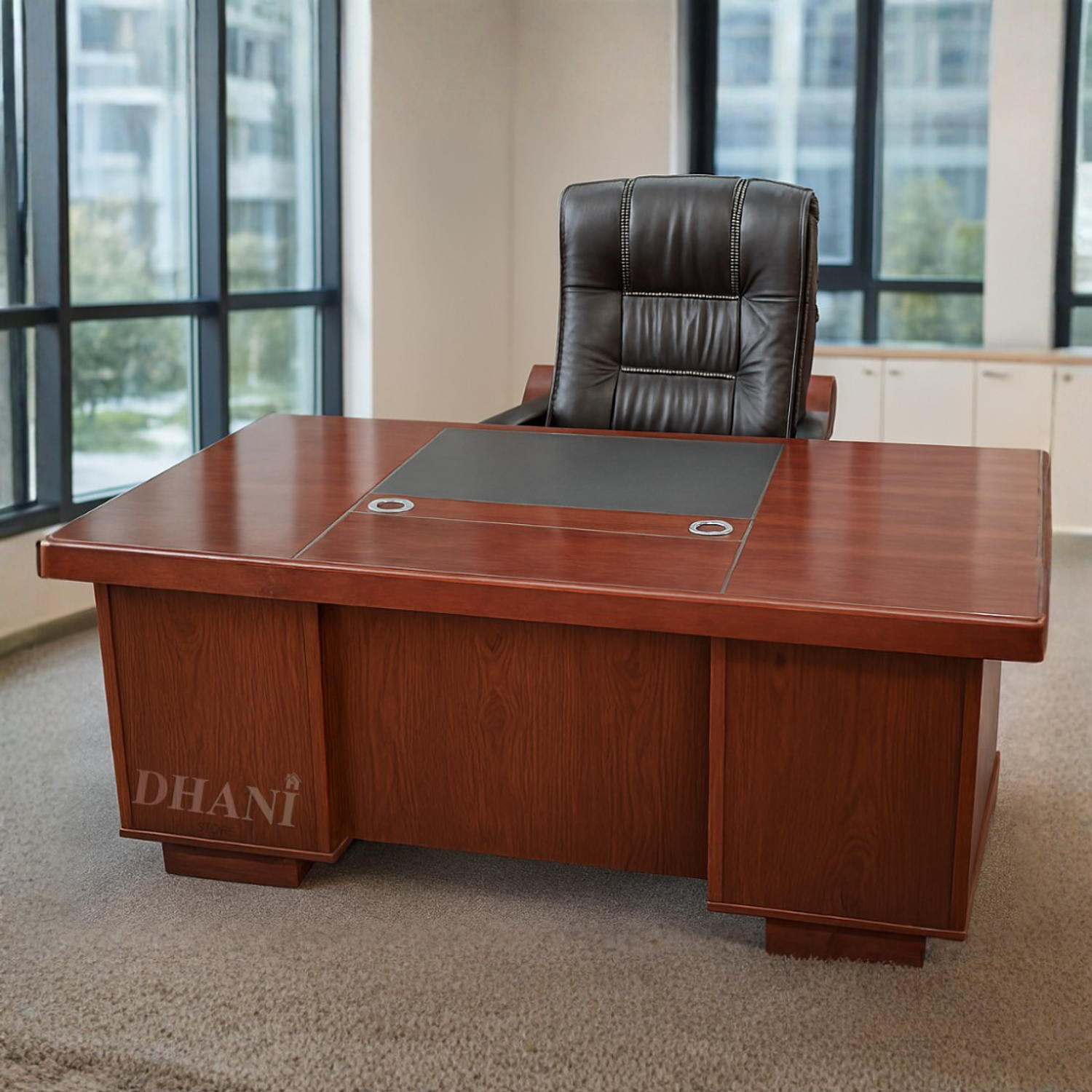 Escritorio Ejecutivo de Madera Clásico para Oficina Gerencial y Presidencial 3