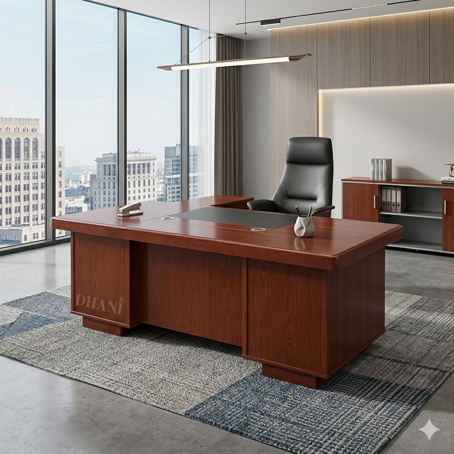 Escritorio Ejecutivo de Madera Clásico para Oficina Gerencial y Presidencial 6