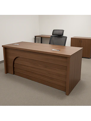 Escritorio Ejecutivo de Madera Clásico para Oficina Presidencial Color Café