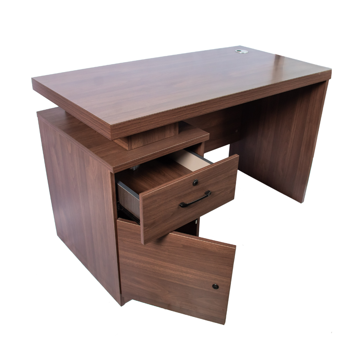 Escritorio de Oficina Clásico con Cajón de Madera 4