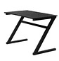Escritorio Gamer Minimalista en Z Negro para Oficina y Setup Profesional - Miniatura 2