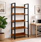 Estantería Moderno Minimalista de Madera y Hierro para Oficina y Hogar - Miniatura 2