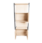 Estantería para Oficina de Madera y Hierro con 2 Repisas y 2 Cajones  - Miniatura 4