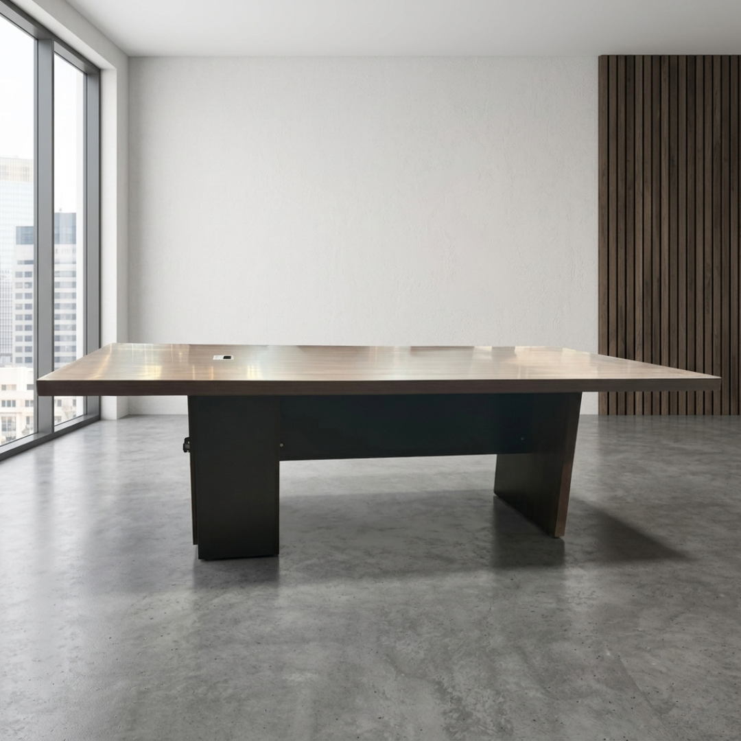Mesa de Reuniones Estrasburgo Rectangular Moderna (sin sillas)