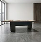Mesa de Reuniones Rectangular de Madera Moderna para Oficina - Miniatura 1