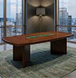Mesa de Reuniones Rectangular de Madera para Oficina - Miniatura 2