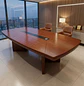 Mesa de Reuniones Rectangular de Madera para Oficina - Miniatura 8