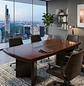 Mesa de Reuniones Rectangular de Madera para Oficina - Miniatura 9