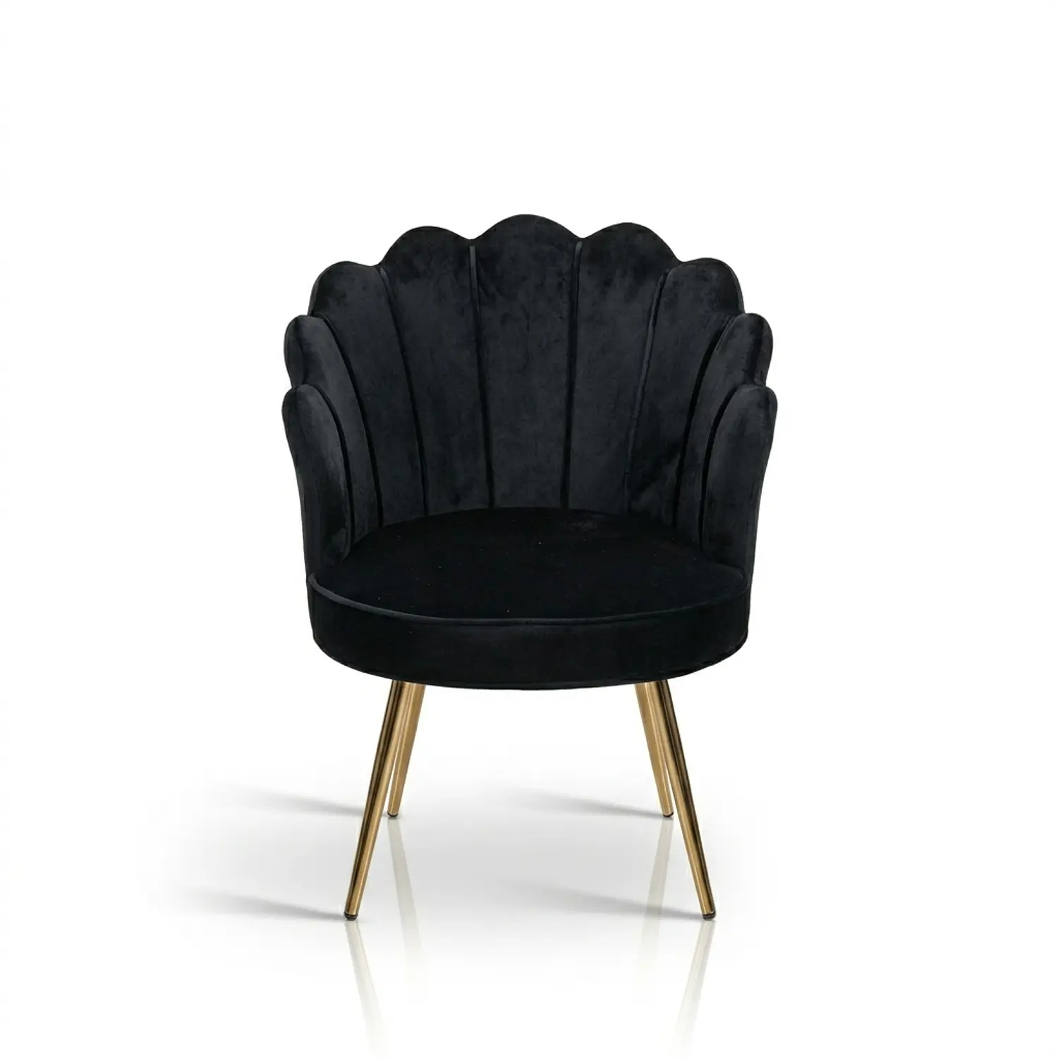 Silla Manicure Profesional Velvet Tipo Concha para Uñas y Salón de Belleza 12