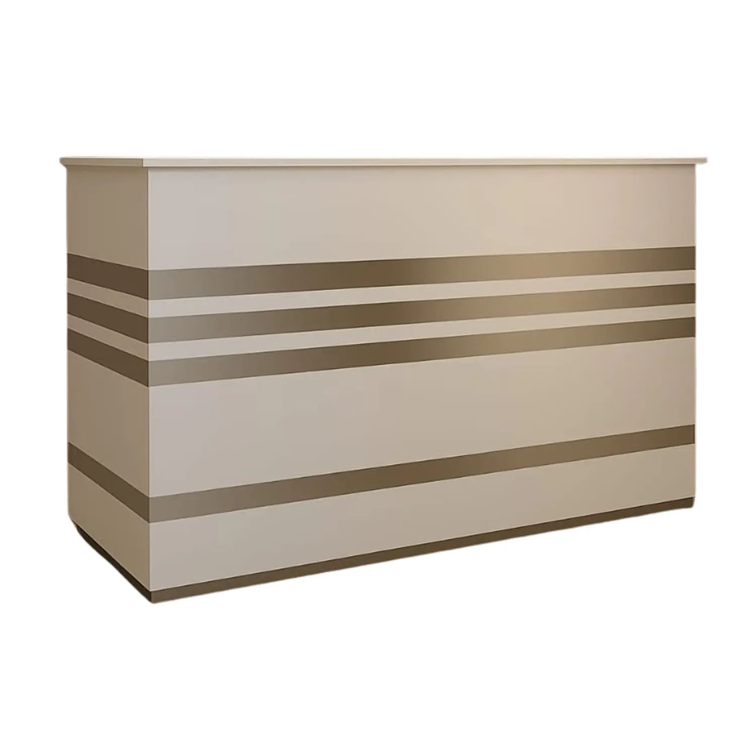 Mostrador de Recepción Moderno Blanco 120 cm para Oficina 3