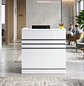 Mostrador de Recepción Blanco 100 cm para Oficina y Atención al Cliente - Miniatura 3