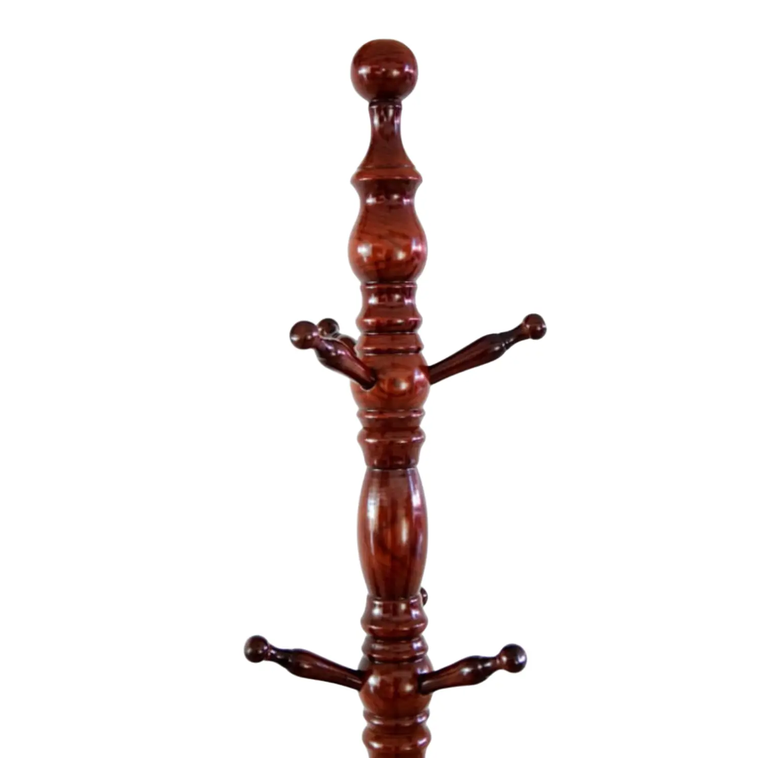 Perchero de Pie Clásico de Madera para Oficina y Recibidor 8