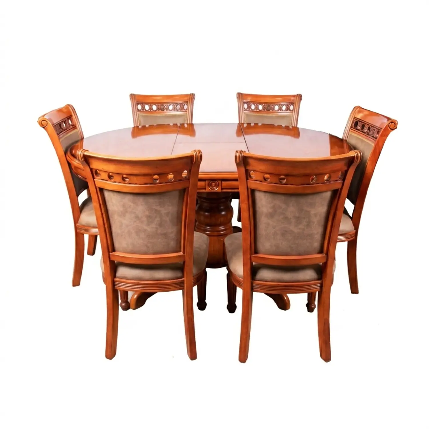 Comedor Extensible de 6 Sillas en Madera Roble Americano 3