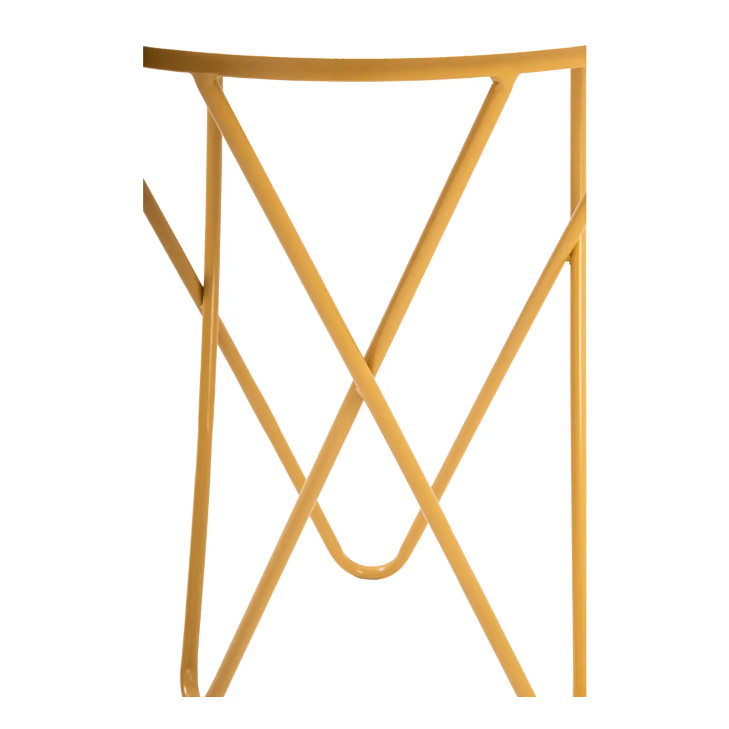 Mesa de Centro Redonda Mármol Blanco con Patas Doradas Nórdica  4