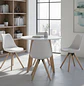 Comedor Redondo MDF Moderno con 4 Sillas Tulip  - Miniatura 7