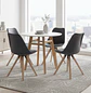 Comedor Redondo MDF Moderno con 4 Sillas Tulip  - Miniatura 5