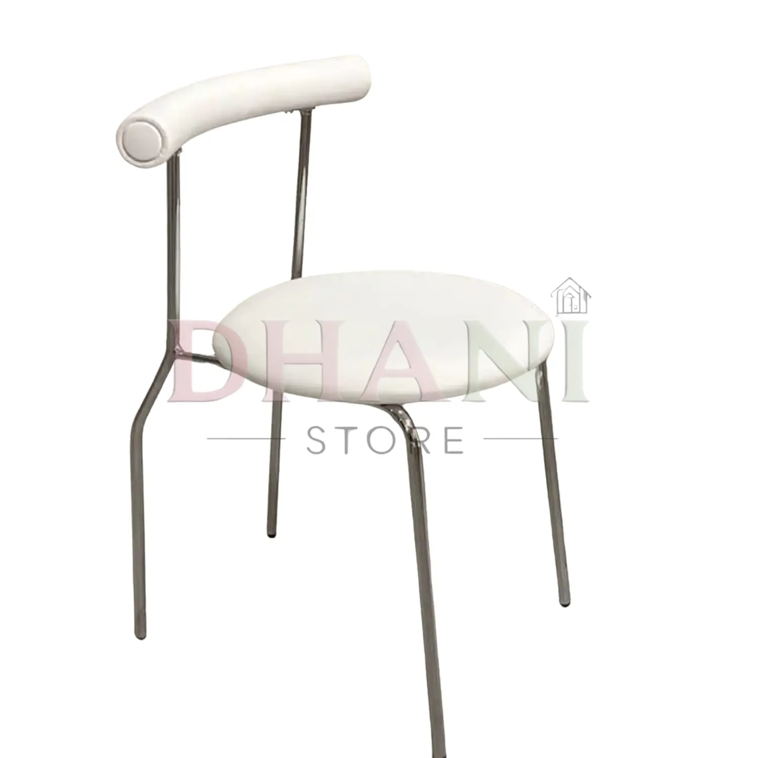 Comedor Blanco Redondo Expandible a Rectangular y 6 Sillas Tapizadas 3