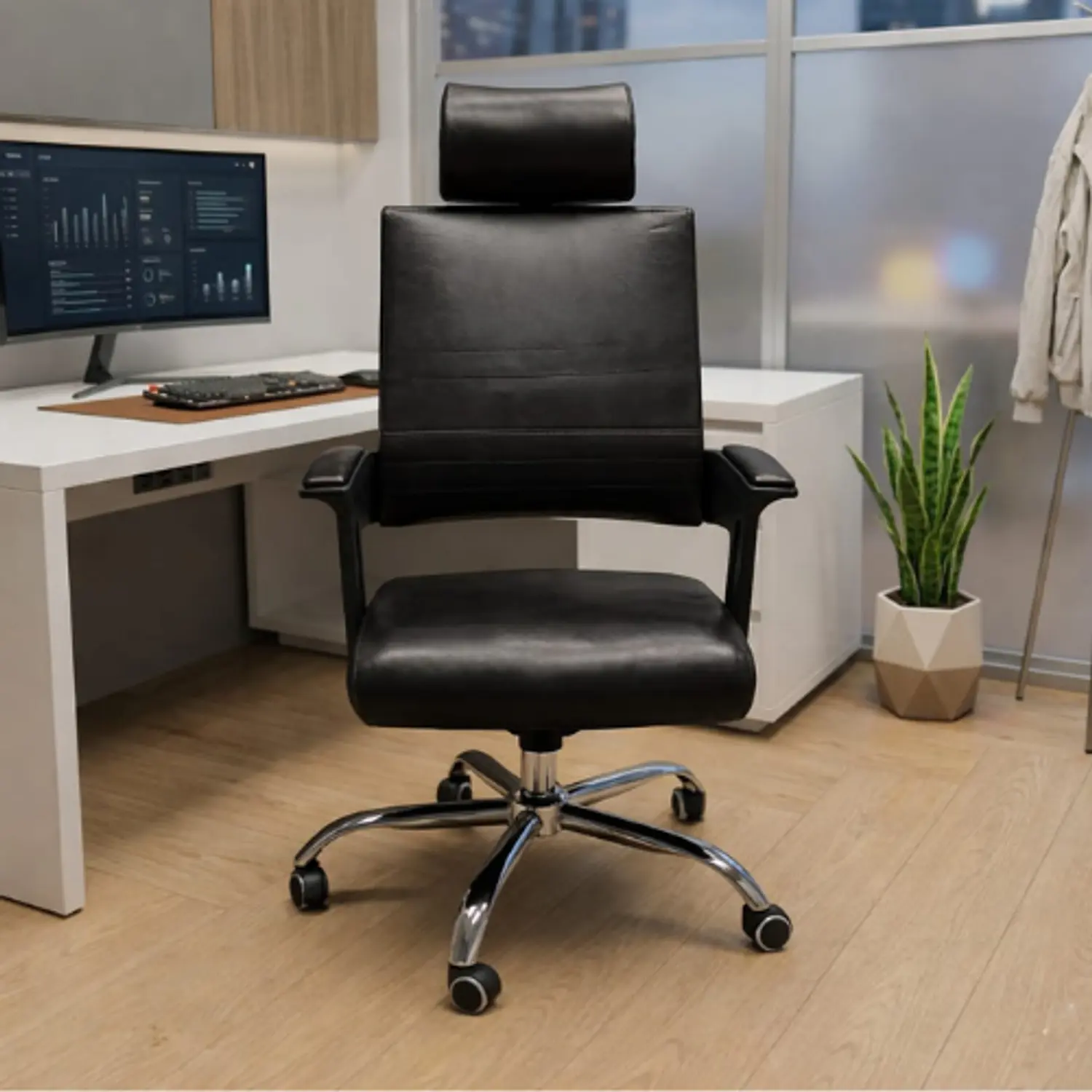 Silla de Oficina Vino Ergonómica Ejecutiva - Sillón Gerencial para Escritorio Premium 5