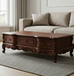 Mesa de Centro Grande de Madera con Almacenamiento  - Miniatura 3