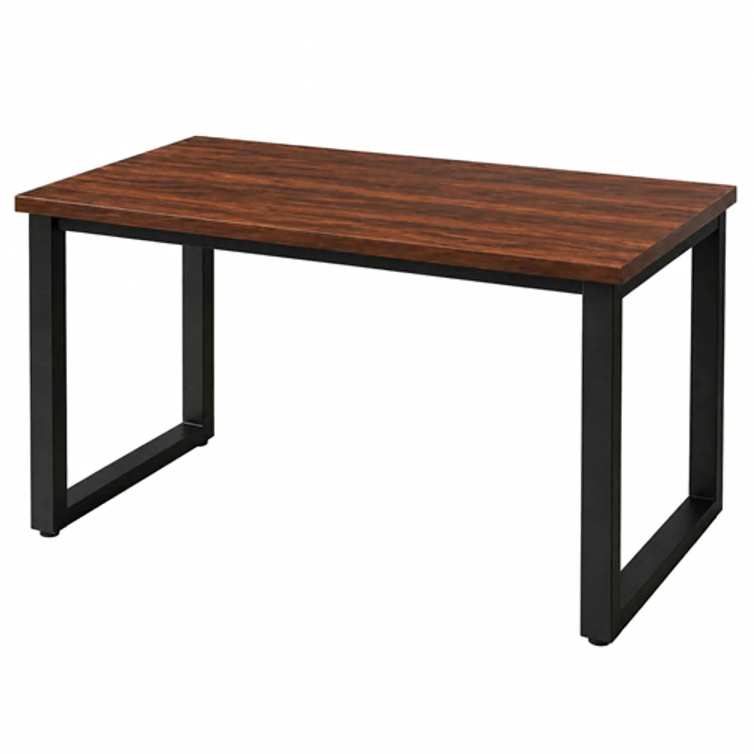 Escritorio para Oficina, Diseño moderno y funcional, minimalista, color Caobo 4