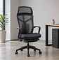 Silla de Escritorio para Oficina Reclinable Ergonómica con Apoya Pies y Malla Negra - Miniatura 2