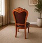 Set 2 Sillas de Madera Tapizadas Capitone Clásicas para Comedor y Hogar - Miniatura 3