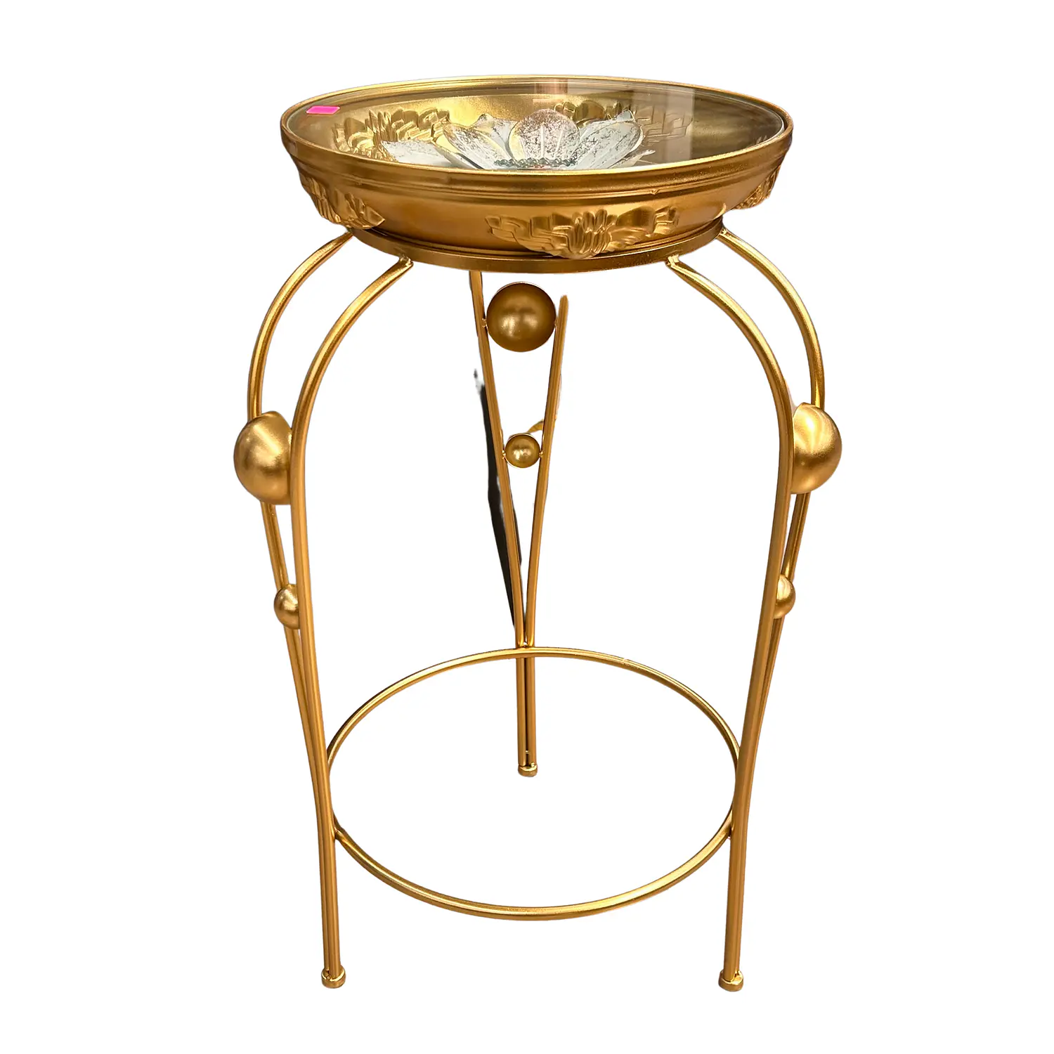 Mesas Laterales Doradas 3 Niveles Decorativas Metal 4